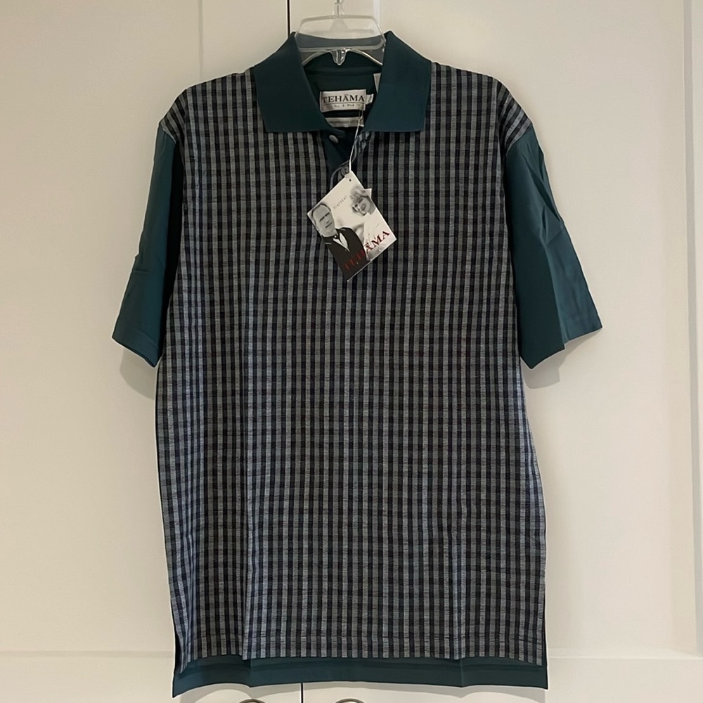 NEW TEHAMA Clint  Collared Polo Shirt - Size S